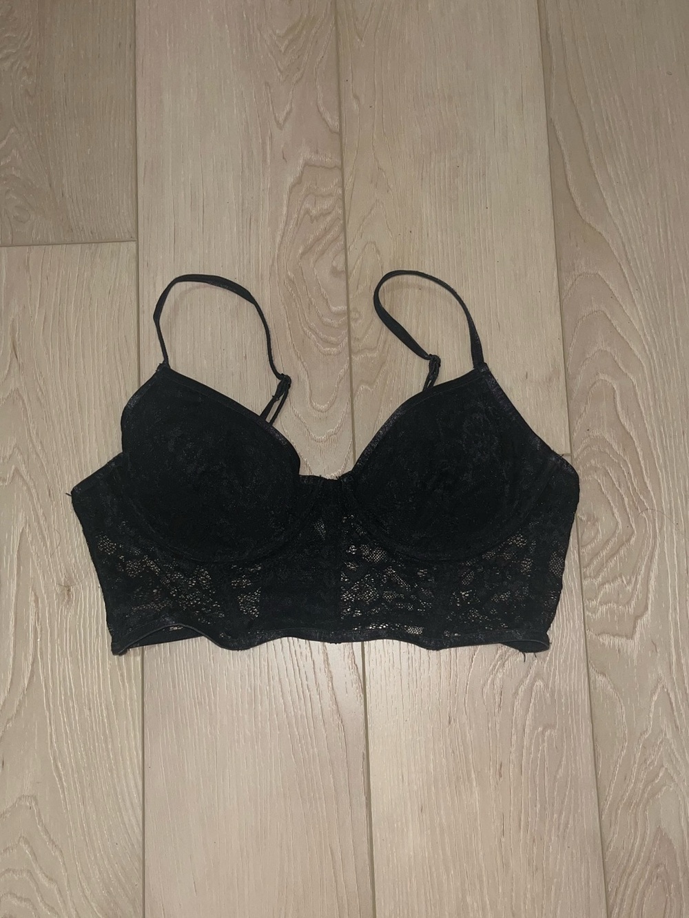 Dynamite black corset bra
